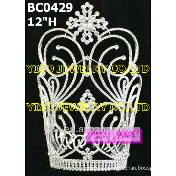 large fashion crystal tiaras